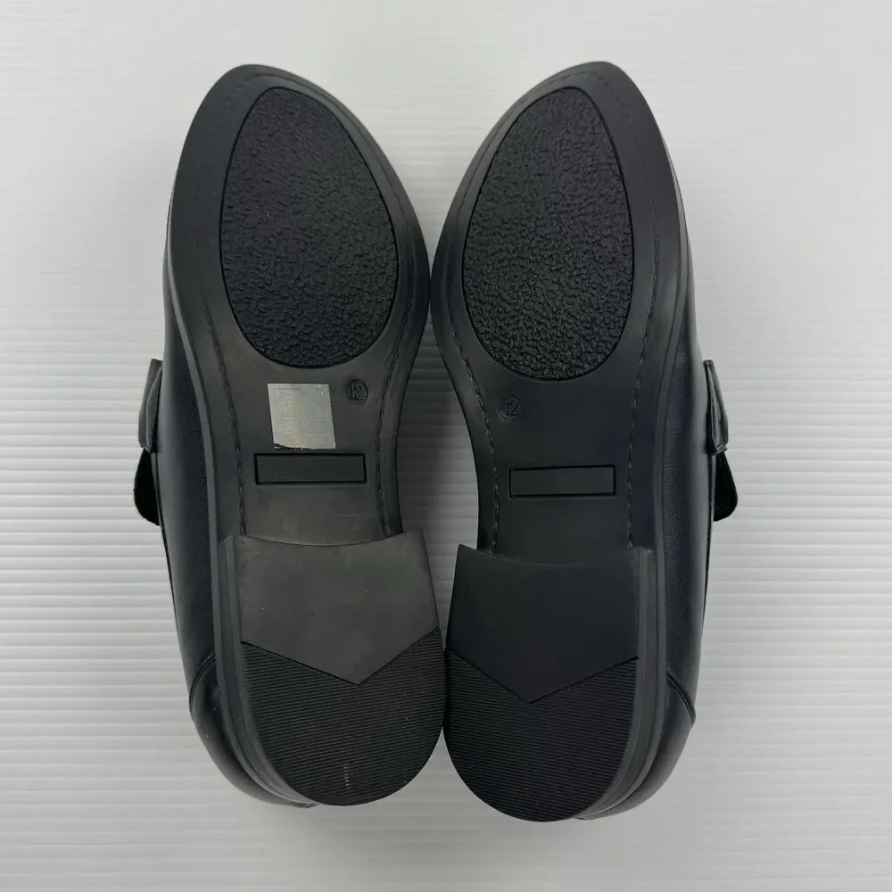 Bruno Marc Men’s Black Bit Loafers Dress Shoes Slip On Size 12 EU 46 NEW